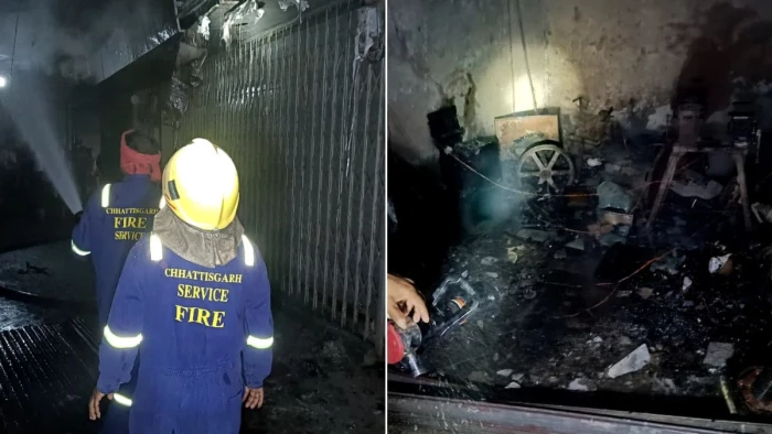 Fire News: जवाहर मार्केट के पारख ज्वेलर्स में तड़के लगी भीषण आग, लाखों के नुकसान की आशंका